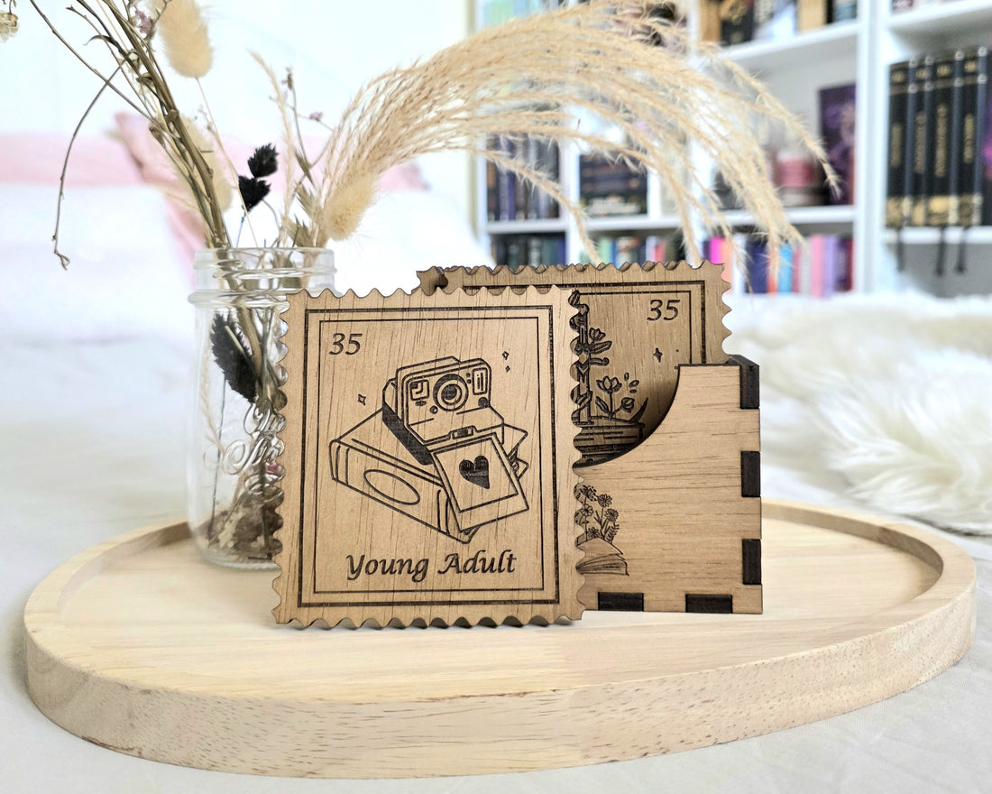 Bookish Stamp Coaster - Young Adult