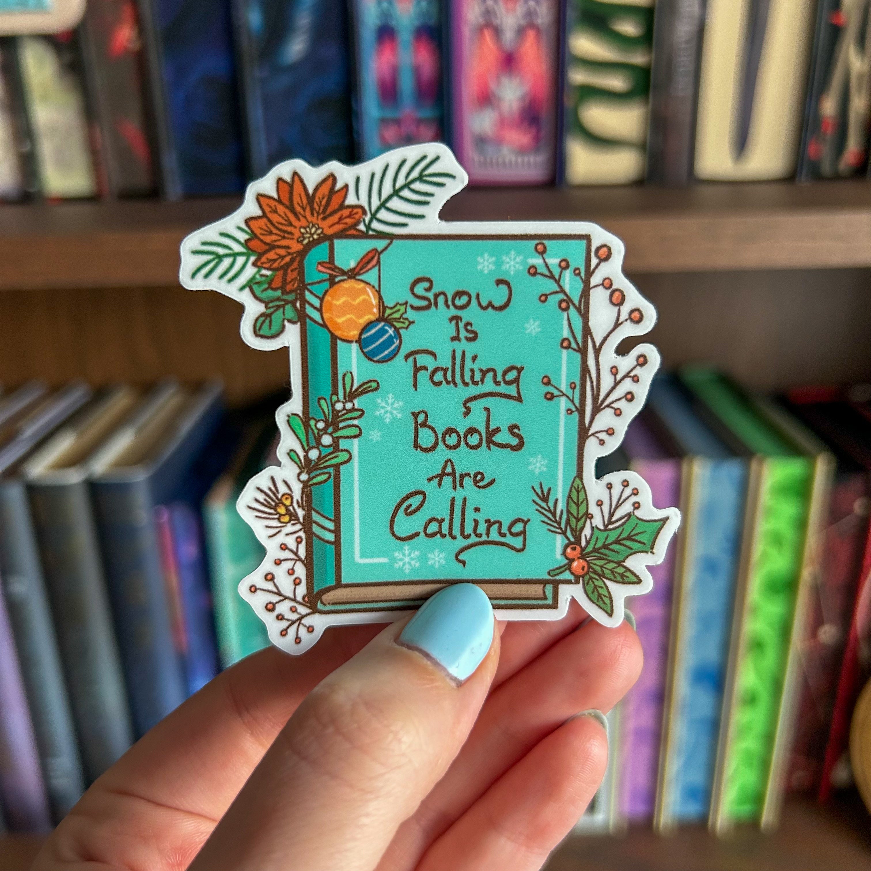 Bookish Sticker - Snow is Falling