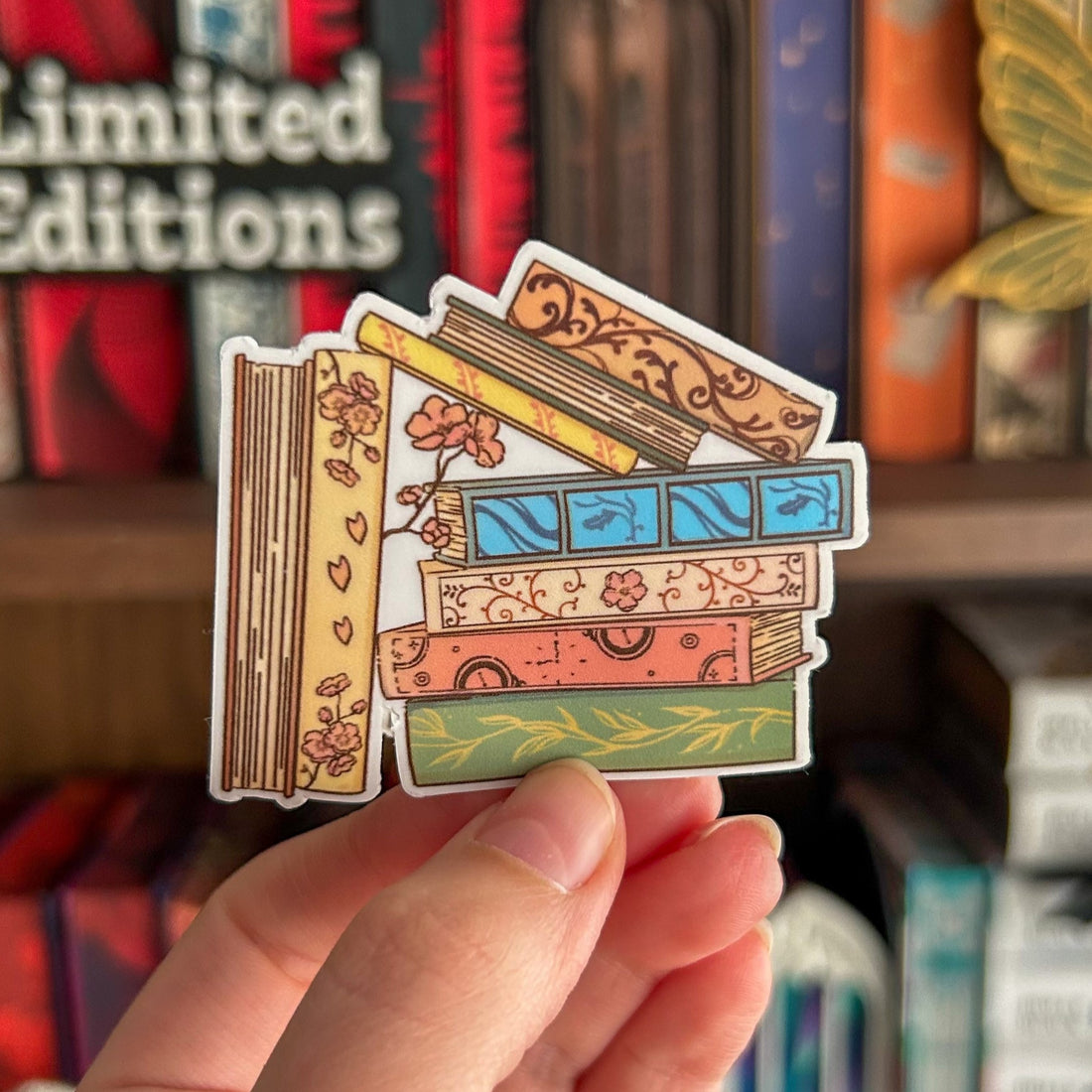 Bookish Sticker - Book Pile