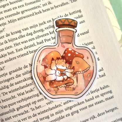 Bookish Sticker - Autumn Kitsune Potion