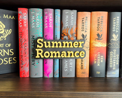 Bookshelf Peekout Sign - Summer Romance