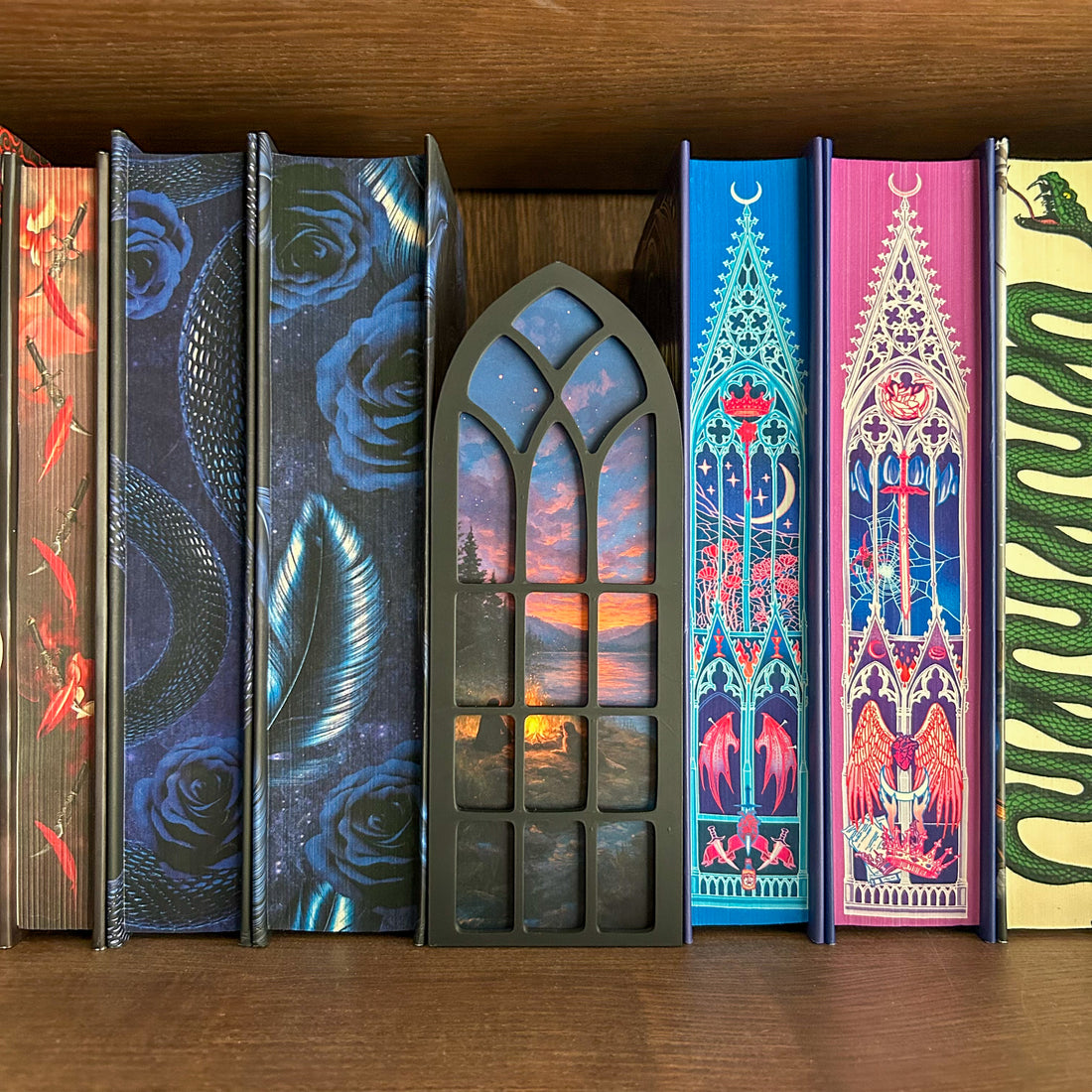 Booknook bookmark - Sunset Campfire