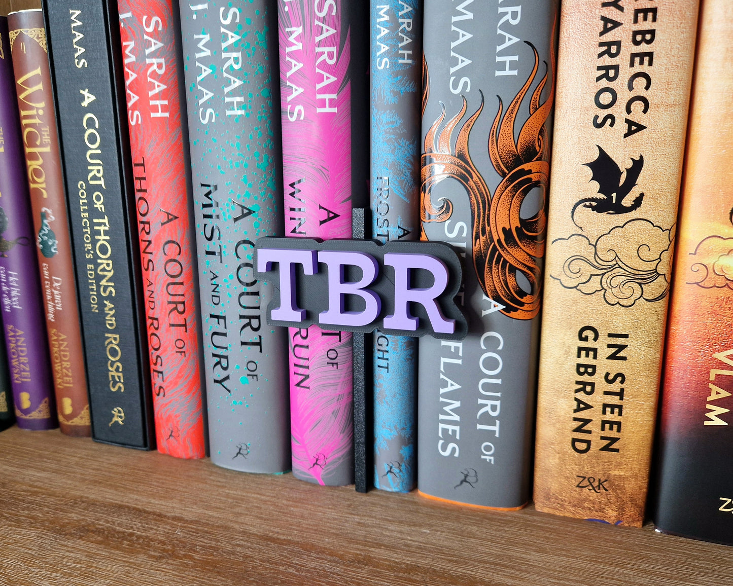 Bookshelf Peekout Sign - TBR