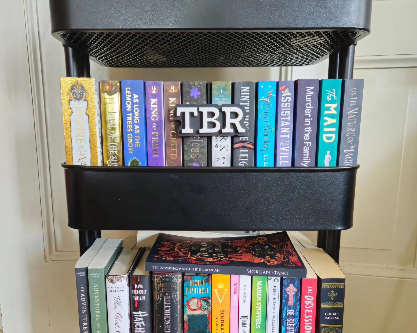 Bookshelf Peekout Sign - TBR