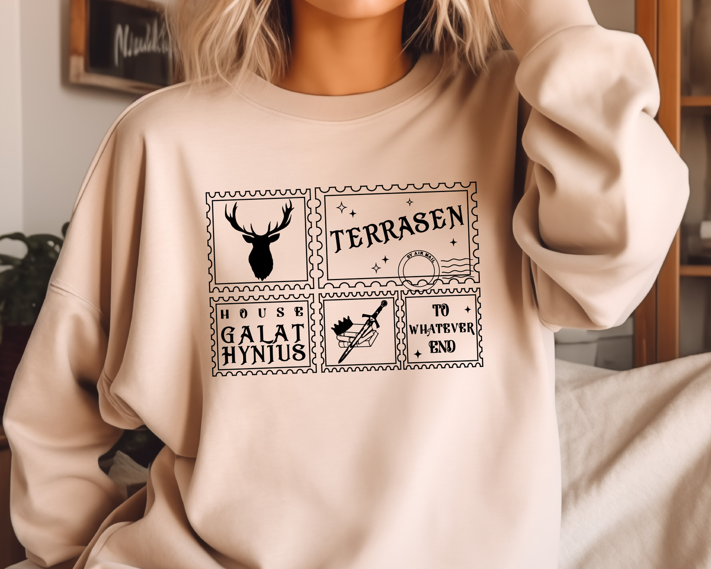 Throne of Glass -  Terrasen Postage Sweater