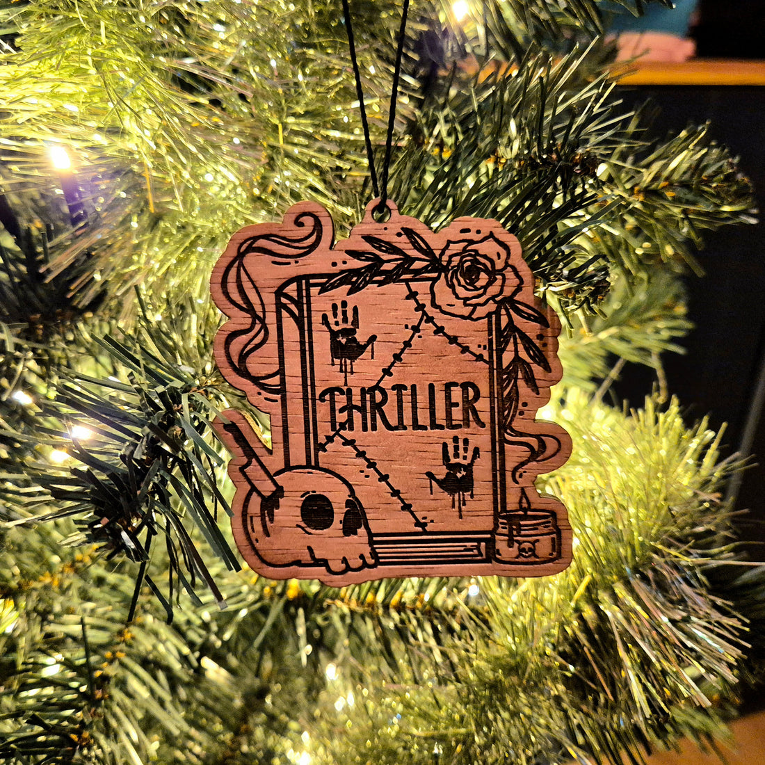 Bookish Ornament - Thriller Book