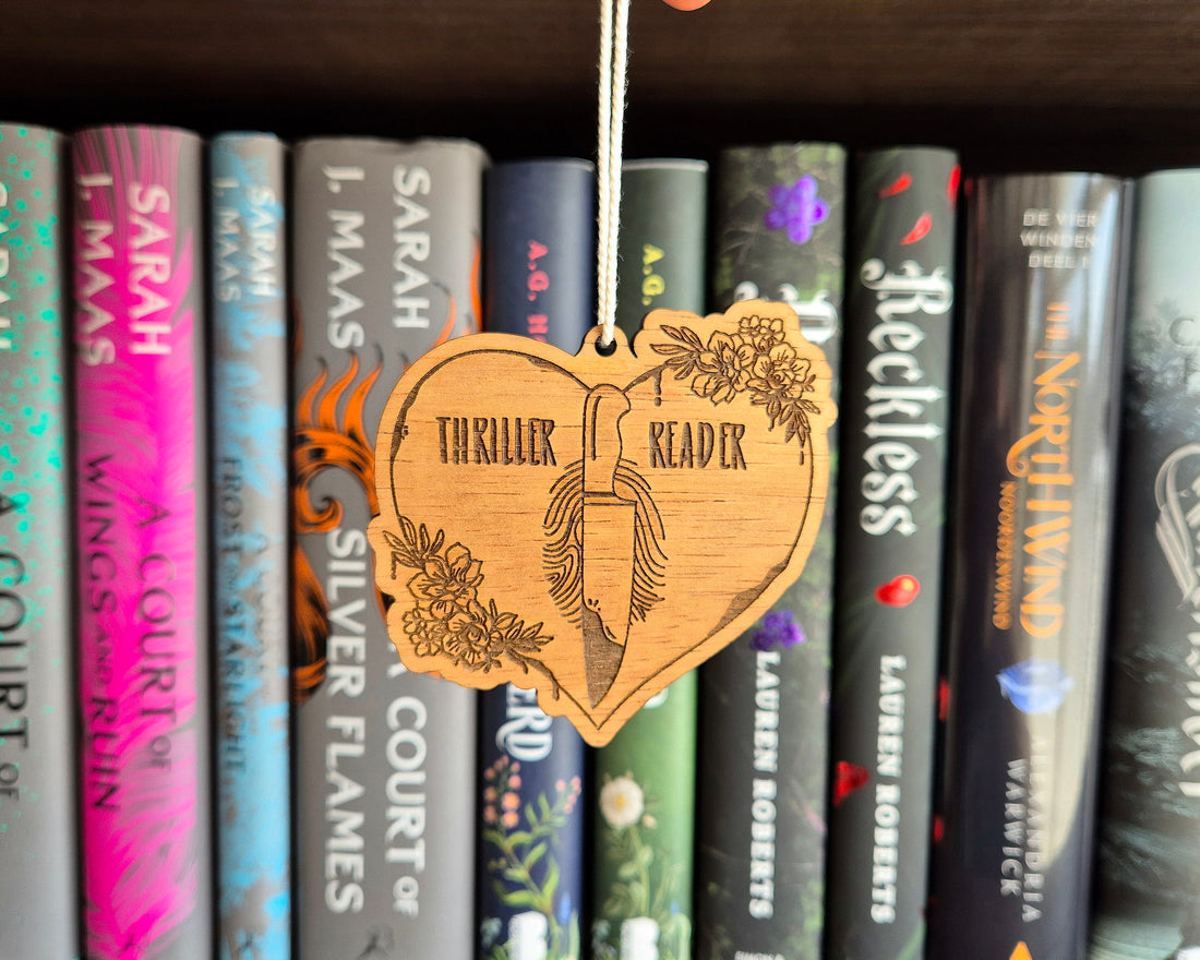 Bookish Ornament - Thriller Reader