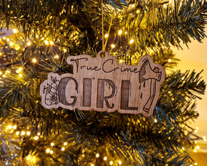 Bookish Ornament - True Crime Girl