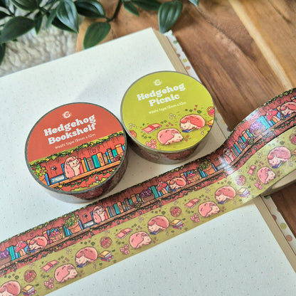 Washi Tape - Hedgehog Picnic