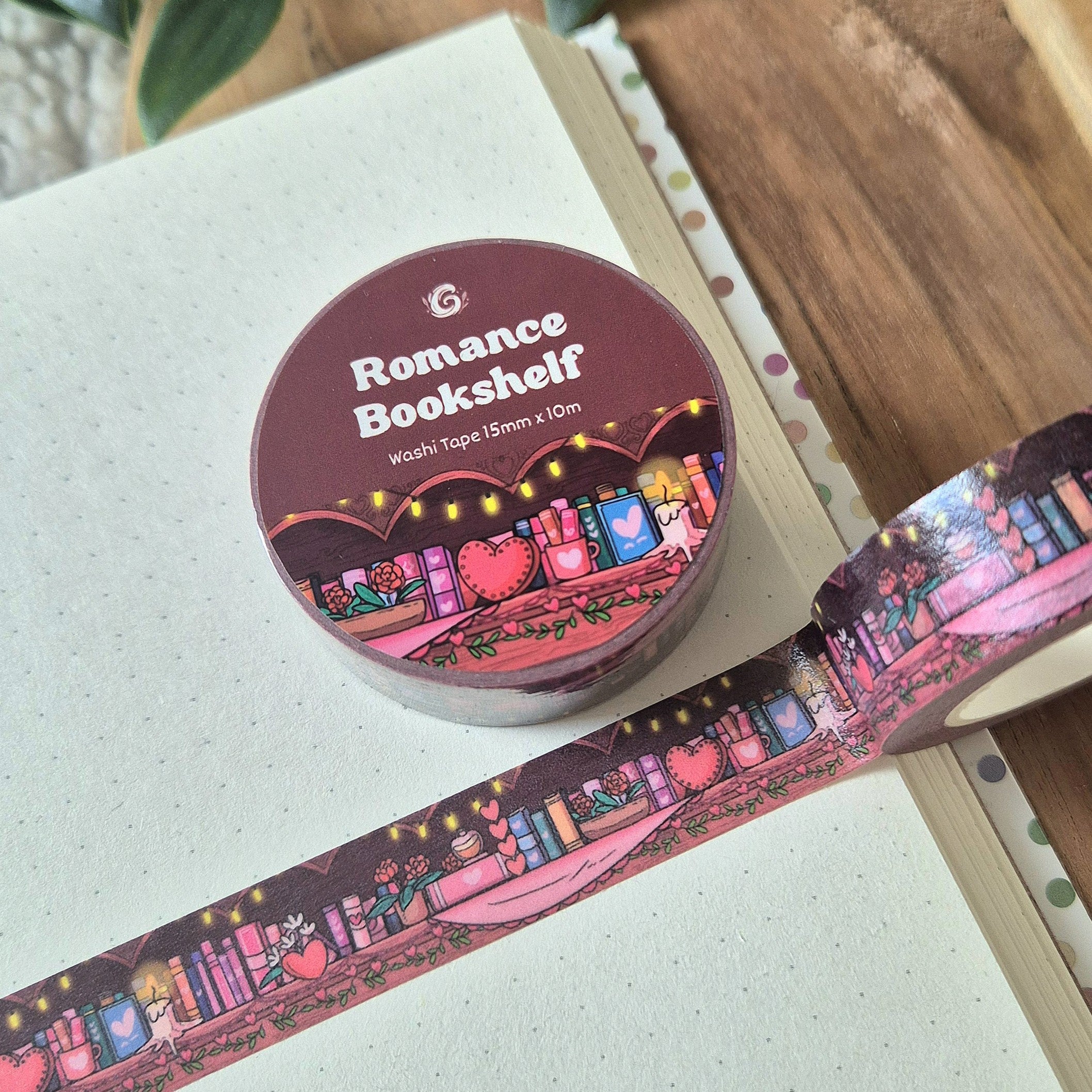 Washi Tape - Romance Bookshelf