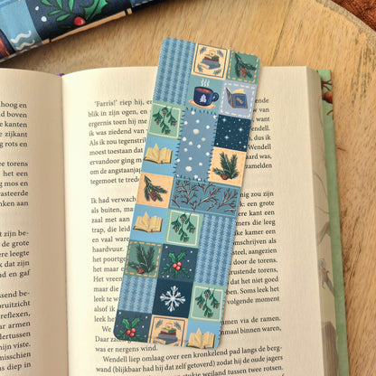 Boekenlegger - Winter Patchwork