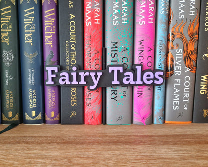 Bookshelf Peekout Sign - Fairy Tales