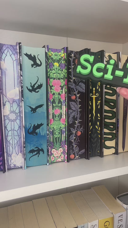 Bookshelf Peekout Sign - Sci-Fi