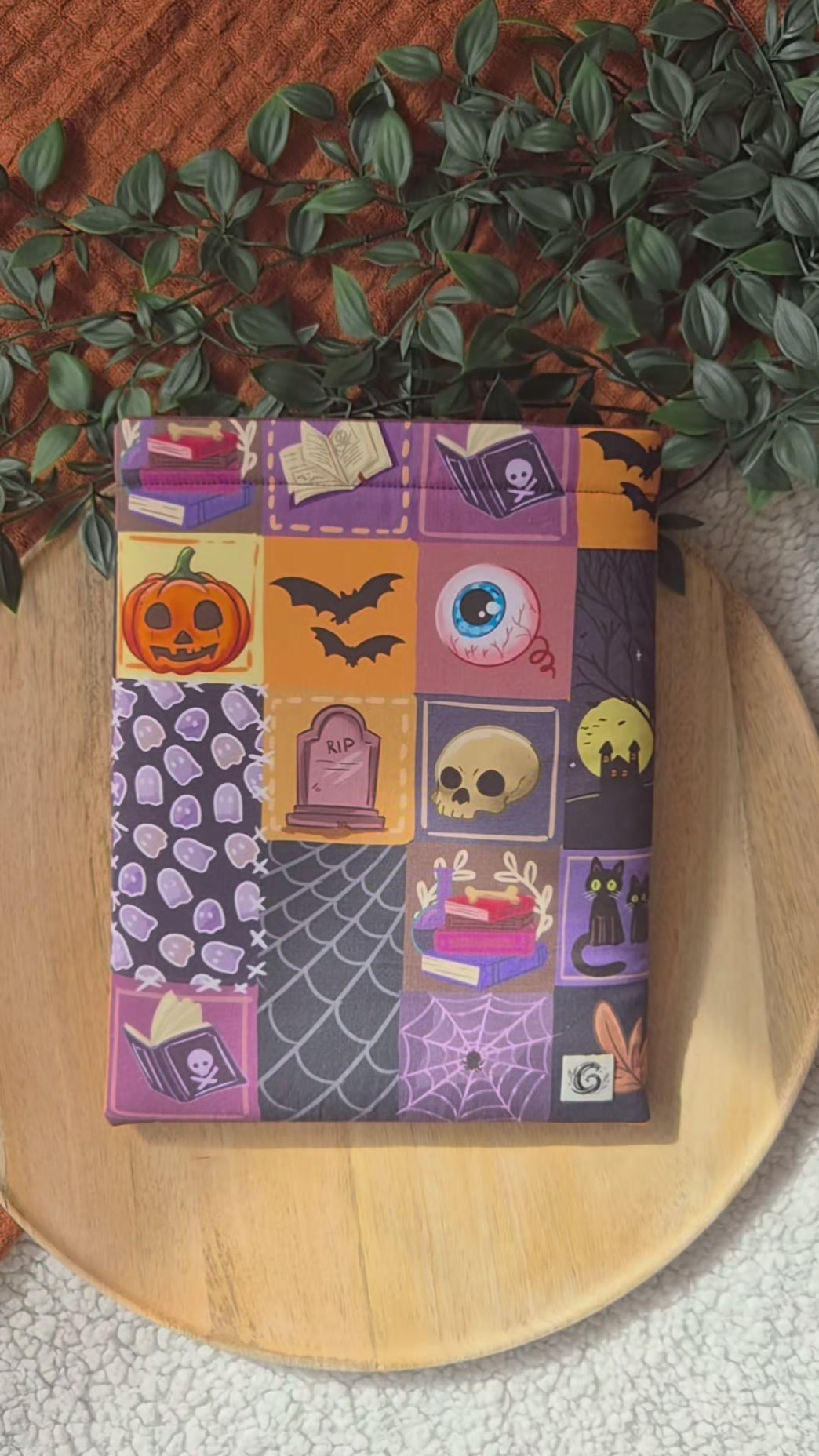 Booksleeve - Spooky Patchwork