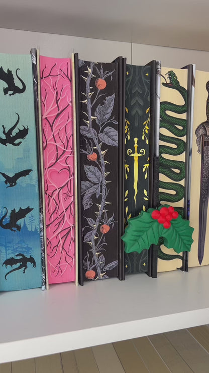 Bookshelf Peekout Sign - Mistletoe