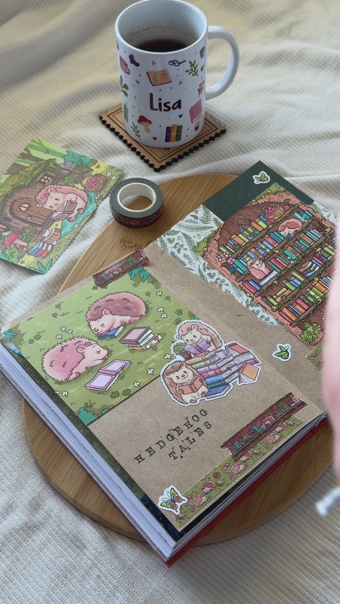 Washi Tape - Hedgehog Picnic