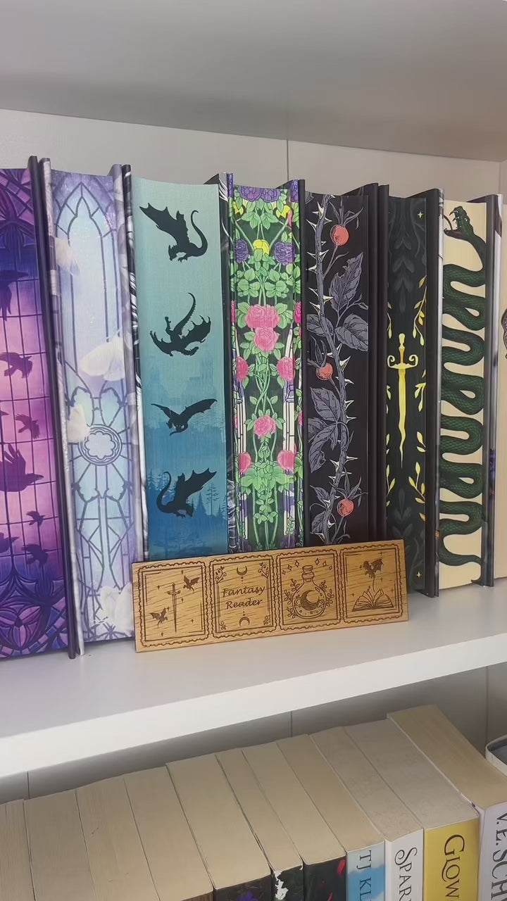 Houten Boekenlegger - Fantasy Reader