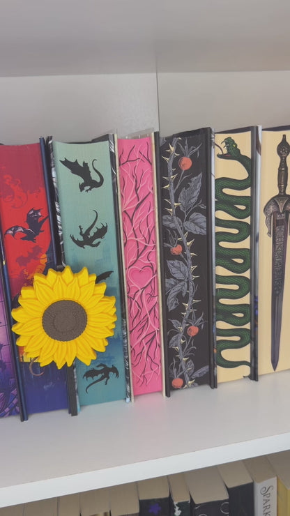 Boekenplank Peekout Bordje - Zonnebloem