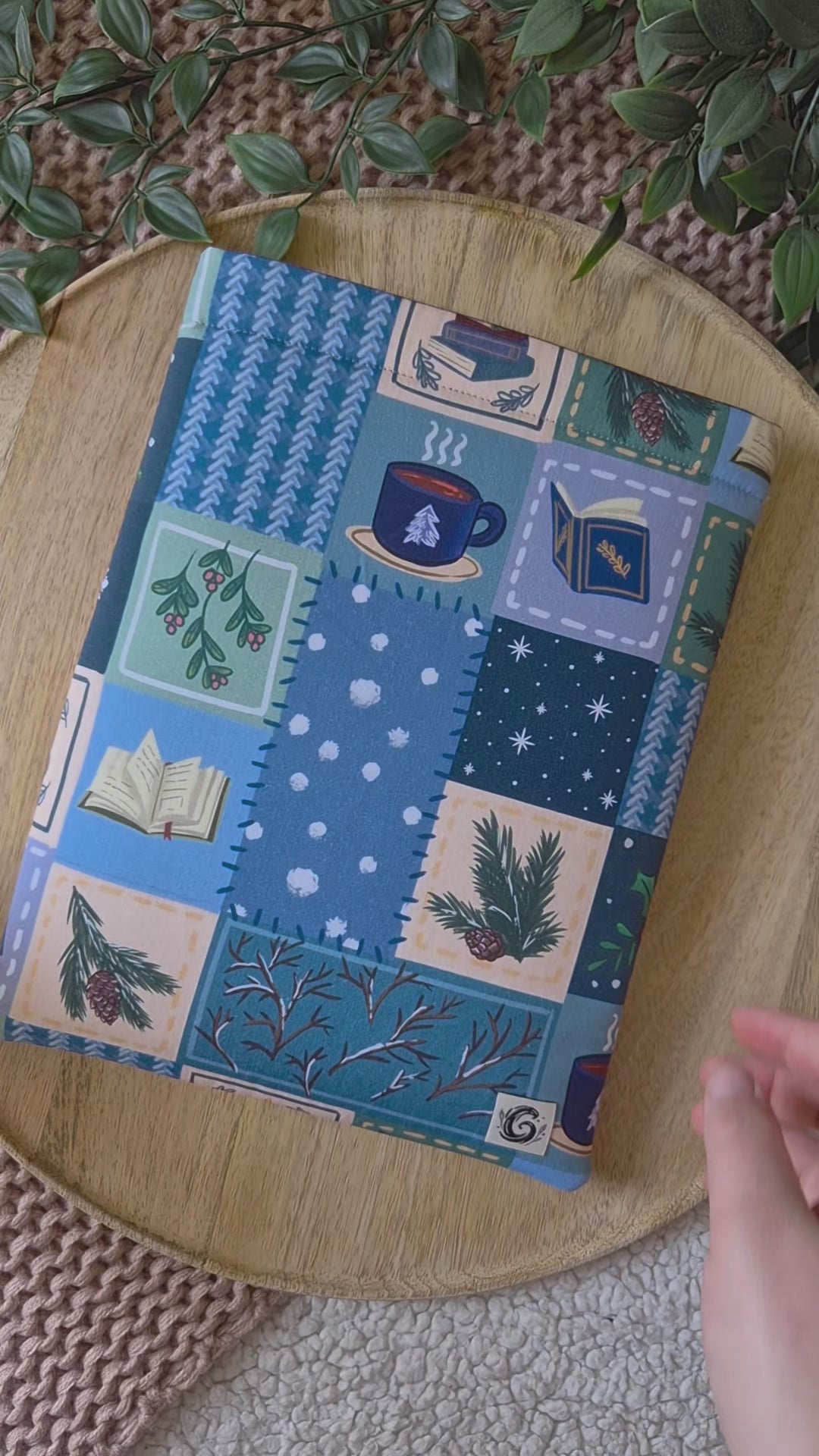 Booksleeve - Winter Patchwork