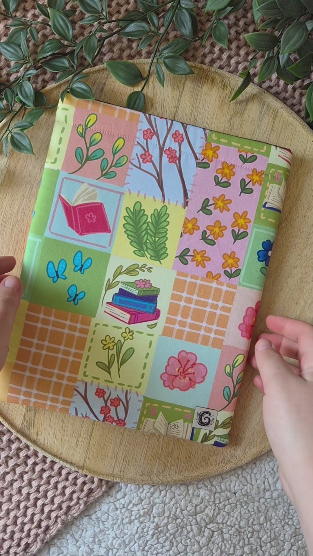 Booksleeve - Spring Patchwork