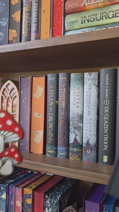 Bookshelf Peekout Sign - Mushrooms