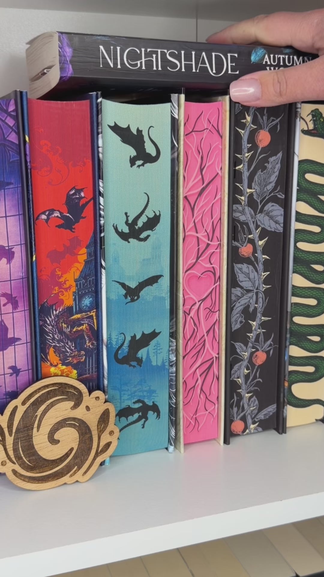 Magnetic bookmark - Dark Academia