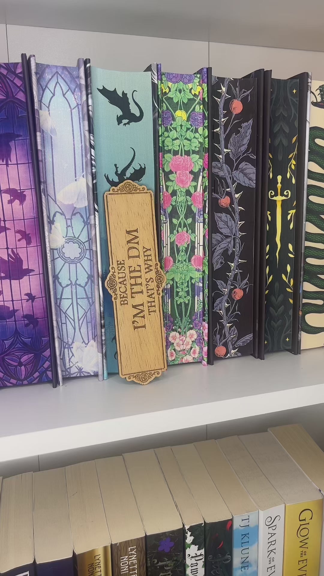 Houten Boekenlegger - Because I&