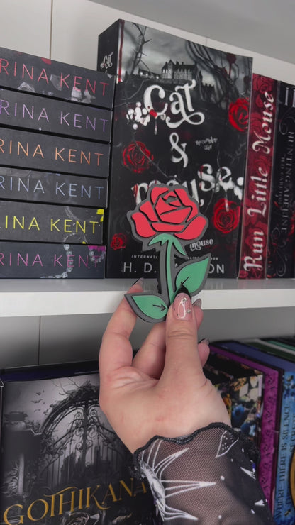 Bookshelf Peekout Sign - Rose