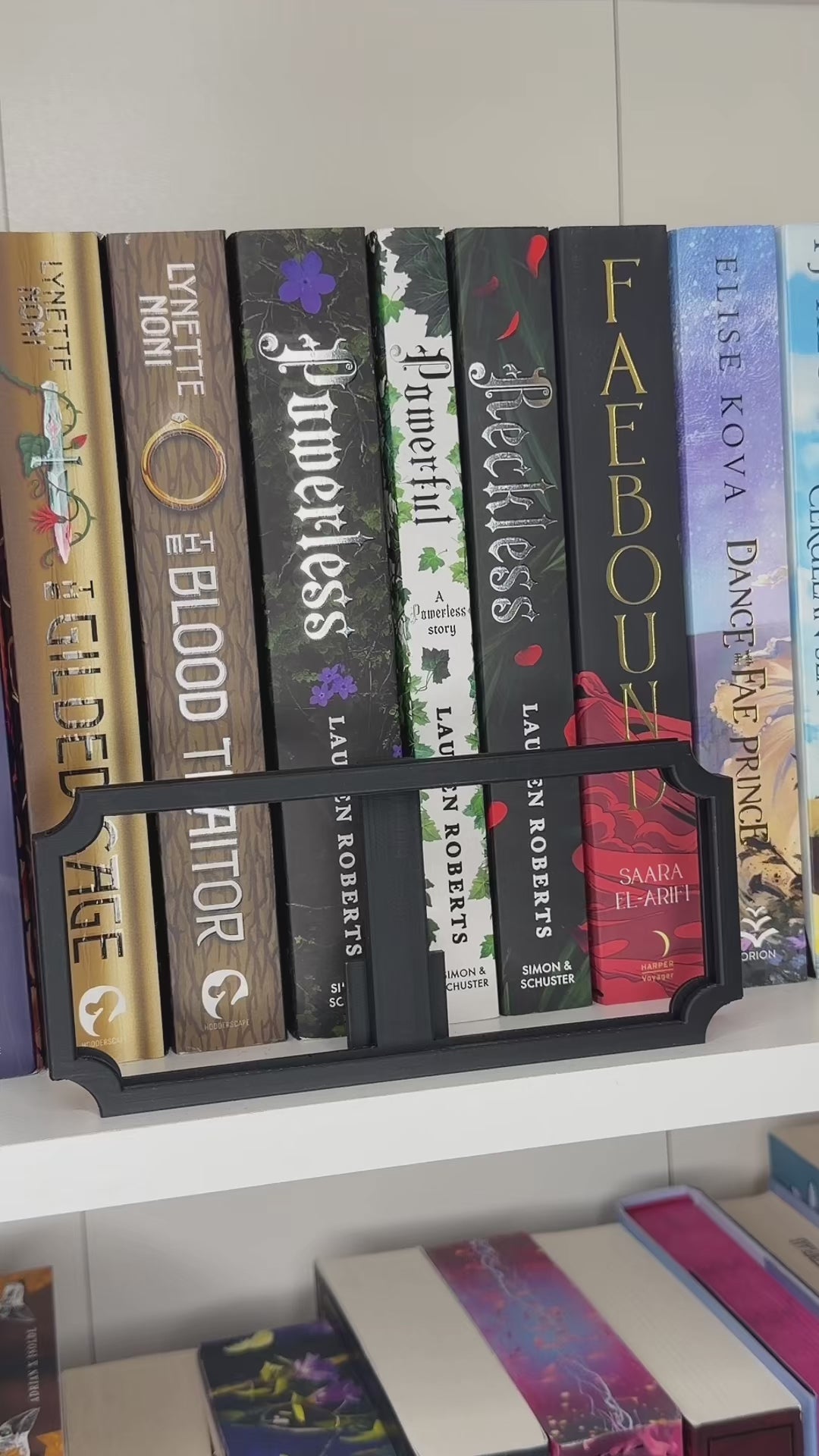 Wooden Peekout Sign - Snow is Falling