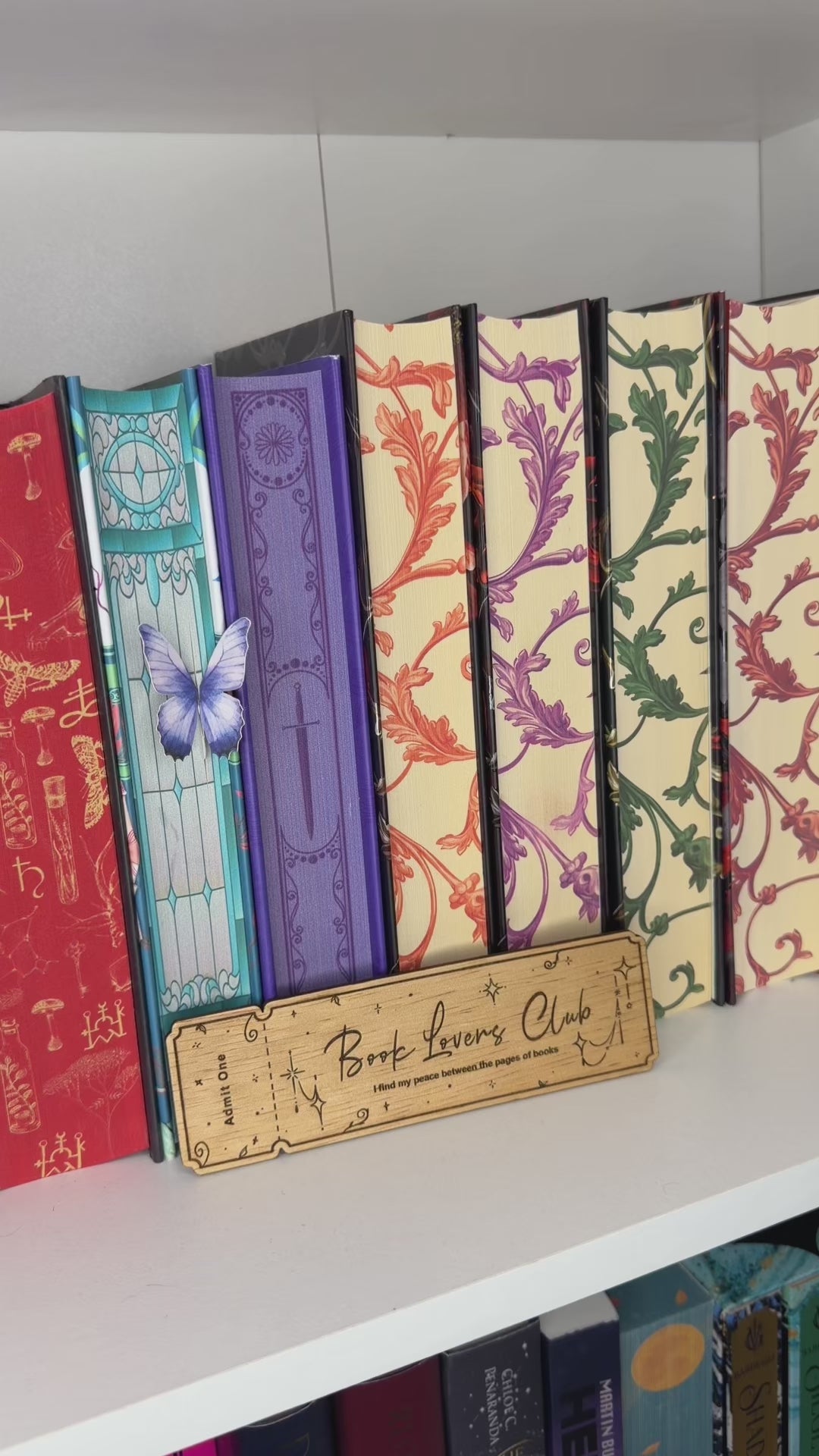 Houten Boekenlegger - Book Lovers Club