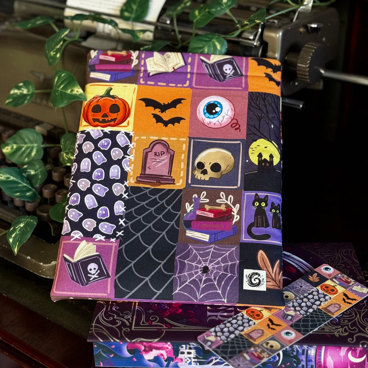 Booksleeve - Spooky Patchwork